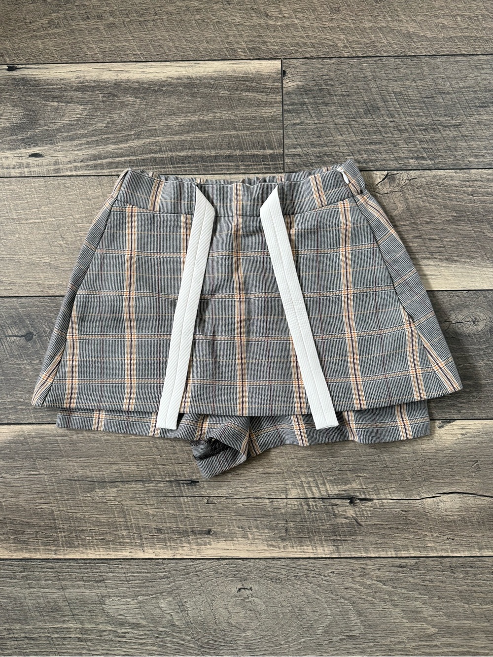 Maje Plaid Skort